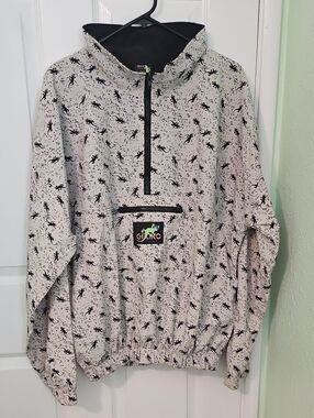 Vintage Gecko Hawaii Half Zip Pullover Windbreaker XL